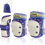 Forzueby Adultkids Knee Pads Elbow Pads Wrist Guards 6 In 1 Protective Gear Set For Inline Roller Skating Skateboarding Scooter Bmx Etc