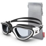 Zionor Swim Goggles, G1 Se Swimming Goggles Anti-Fog For Adult Men Women, Uv Protection, No Leaking (Clear Lens)