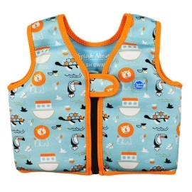 Splash About Kids Learn To Swim Go Splash Swim Vest (Blue Ark, 2-4 Years)