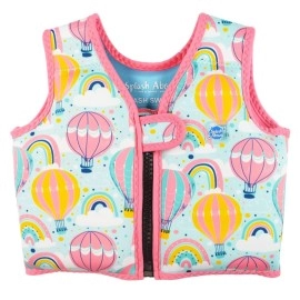 Splash About Kids Learn To Swim Go Splash Swim Vest (Over The Rainbow, 1-2 Years)