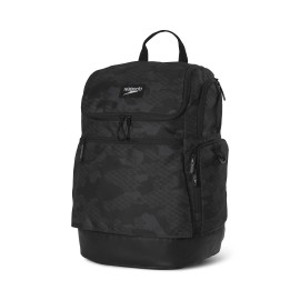 Speedo Large Teamster Backpack 35-Liter, Camo Boom Black 2.0, One Size
