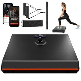 Squatz Pluto Fitness Board - Multifunctional Workout Device With Standard, Eccentric, And Isokinetic Training Modes, Wifi And Bluetooth Streaming, Home Gym Equipment For Full Body Workouts