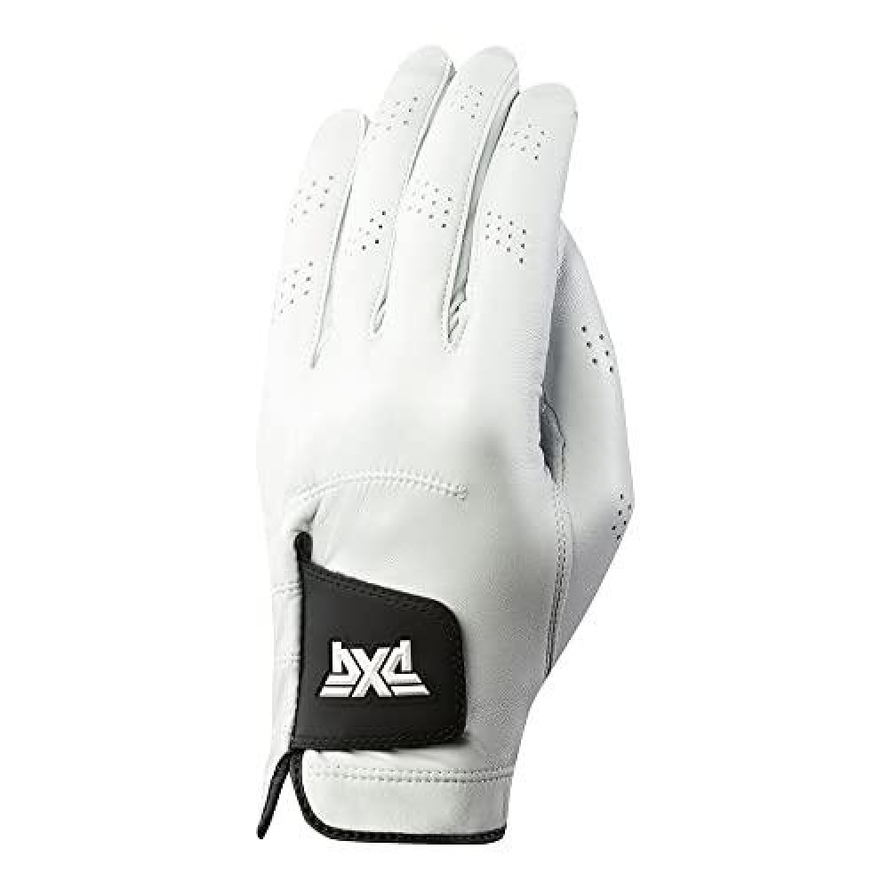 Pxg Mens Players Premium Fit Golf Glove - Buttery Soft Leather With Cotton-Based Elastic Wristband