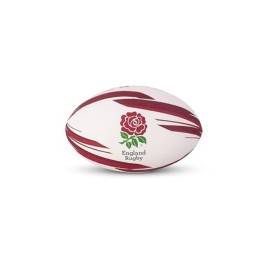 England Rugby Hy-Pro Officially Lisenced Ball Size 5, Red And White, Rfu