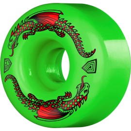 Powell Peralta Dragon Formula Skateboard Wheels 93A 52mm x 31mm Green
