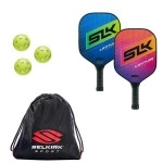 Selkirk Slk Latitude Pickleball Bundle- 2 Paddles, 3 Balls, And 1 Bag Graphite Pickleball Paddle Features G4 Graphite Face With Polymer Rev-Core Pickleball Rackets Designed In Usa