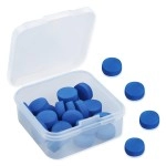 Licqic 10 Pcs Blue Diamond Cue Tips, 10Mm Pool Queue Tips With Plastic Storage Box For Pool Cues And Snooker
