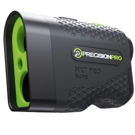 Precision Pro Nx7 Pro Golf Rangefinder With Slope Switch- Laser Golf Range Finder Golfing Accessory - Slope, 6X, Flag Lock W Pulse Vibration, 650+ Yard Range Finder Golf Laser Rangefinder