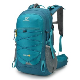 Skysper Hiking Backpack For Men Women, 35L Travel Backpack Waterproof Camping Backpack Outdoor Lightweight Daypack(Teal)