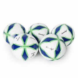 Aoneky Soccer Ball (Size 4-5 Pack Deflated Balls With 1 Pump)