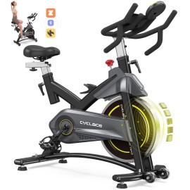 Cyclace Magnetic Exercise Bike (2023 Upgrade) -350 Lbs Weight Capacity - Indoor Cycling Bike With Comfortable Seat Cushion