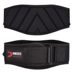 Dmoose Gym Belt For Men Weight Lifting. Weight Belt Gym Squat Weightlifting Powerlifting Workout Heavy Duty Training Strength Training Equipment - Black Xsmall