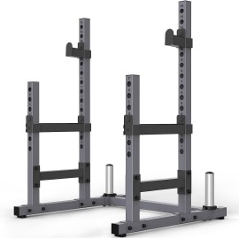 Pasyou Squat Rack For Home Gym With Max Load 1800 Lbs For Bumpers And 600 Lbs For J Hooks (Model:Sr30)