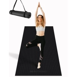 Extra Wide Pro Yoga Mat With Strap - 72