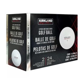 Kirkland Signature Golf Balls 3-Piece Urethane Cover, 24 Golf Balls