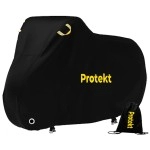 Protekt Bike Cover For 2 Bikes - 190T Nylon Push Bike Covers For Outside Storage, Heavy Duty, Waterproof, Dust Resistant, Anti Rain, Uv Coated, Lock Holes Storage Bag For Mountain Bikebicyclee-Bikes