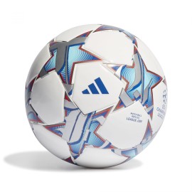 Adidas Uefa Champions League J350 Ball Ia0941, Unisex, Soccer Ball, Whitesilver Metallicbright Cyanshock Purple, 4