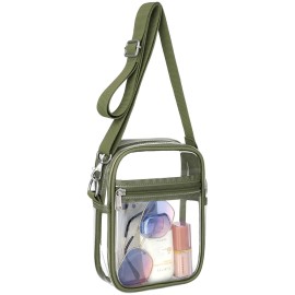 Packism Clear Purses For Women Stadium - Clear Bag Stadium Approved, Clear Stadium Bag Crossbody Bag For Concerts Sports Festivals Events Game Day, Mini Green