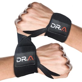 Doctor-Developed Gym Wrist Wraps/Lifting Wrist Straps For Weightlifting, Heavy Duty Gym Straps With Thumb Loops, Wrist Wraps For Working Out & Protection, Weight Lifting Wrist Wraps For Men & Women