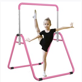 Dobests Gymnastics Bars For Home Gymnastic Equipment For Kids Adjustable Junior Training At Home Gymnastics Bar For 3-7 Years Old Children