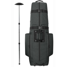 New Caddydaddy Golf Constrictor With North Pole Club Protector Golf Bag Travel Cover, Gunmetal