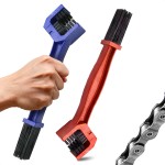 Bike Chain Cleaner Brush Set - Motorcycle Chain Cleaning Kit Bicycle Cleaner And Degreaser Bike Chain Lube Wheel Brush Cleaner Tool Set - Motorcycle Accessories Mountain Bike Chain Brush Cleaning Tool