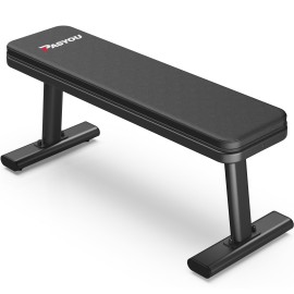 Pasyou Flat Weight Bench Workout Bench Max Load 1450Lbs660Kg Strength Training Bench Press For Home Gym (Model:Pw100)
