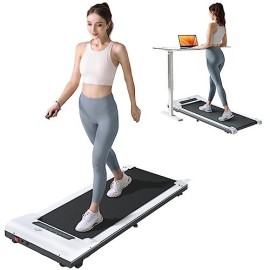 Umay Walking Pad, Lightweight Small Under Desk Treadmill - Only 40 Lbs, Portable Mini Treadmill For Home Office, Compact Walking Treadmill With Remote & App Control
