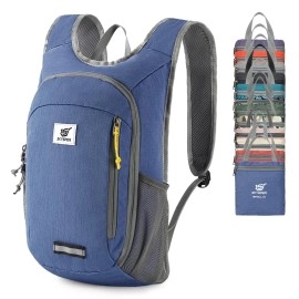 Skysper Small Daypack 10L Hiking Backpack Packable Lightweight Travel Day Pack For Women Men(Royalblue)