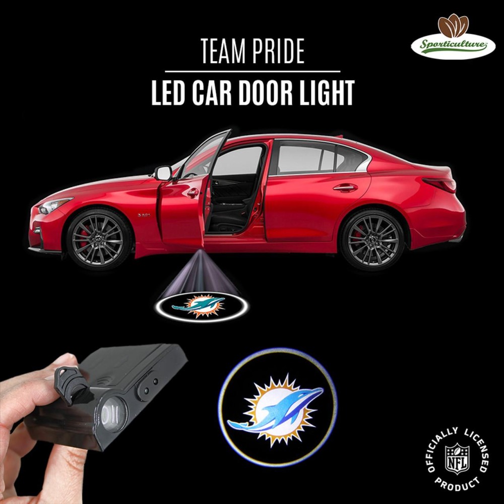 Miami Dolphins Car Door Light Led