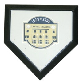 New York Yankees Authentic Hollywood Pocket Home Plate - Yankee Stadium Final Season Logo Co