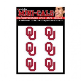 Oklahoma Sooners Tattoo Face Cals