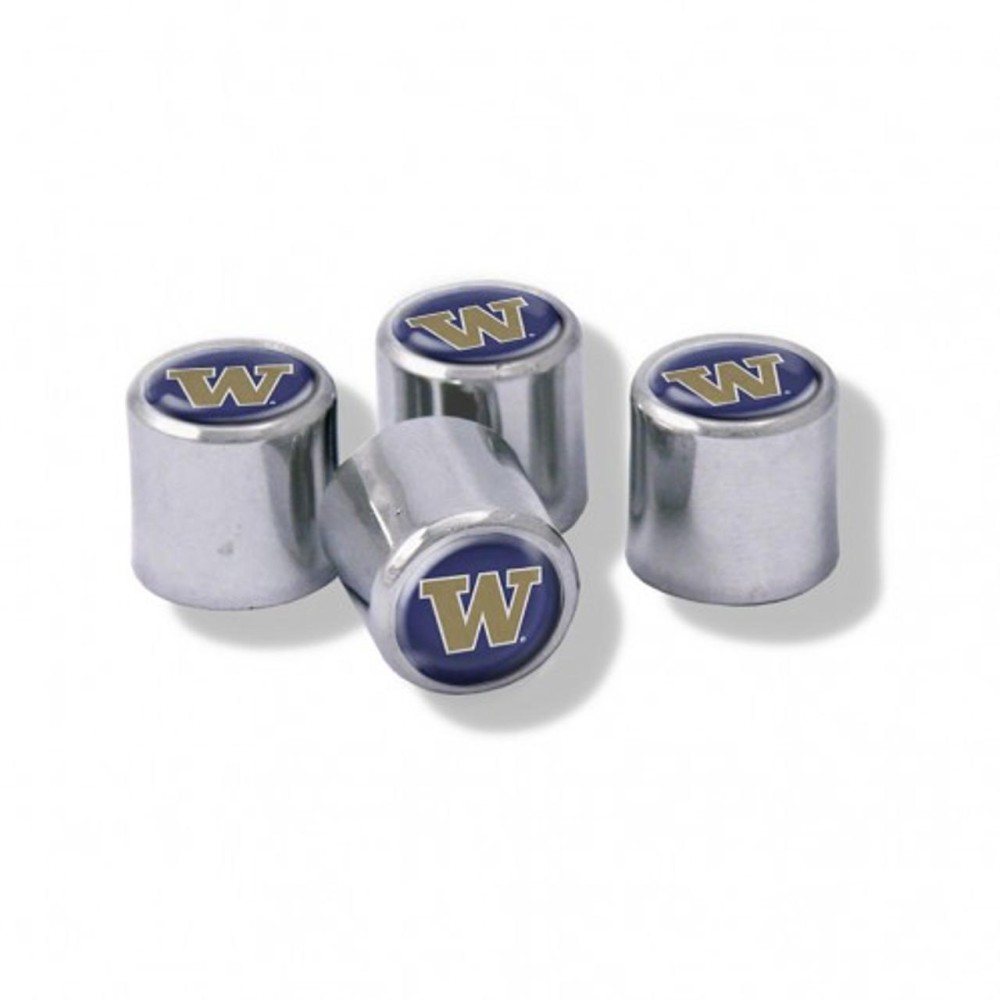 Washington Huskies Valve Stem Caps