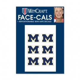 Michigan Wolverines Tattoo Face Cals