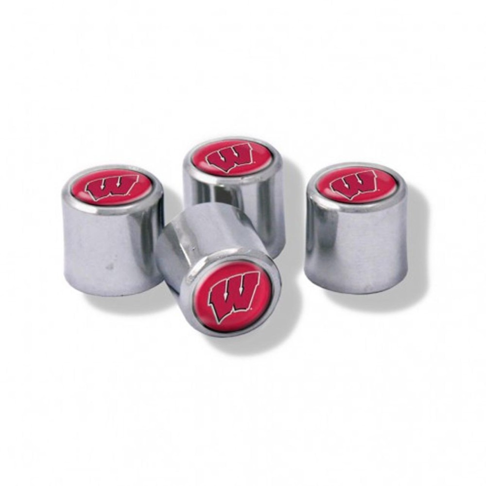 Wisconsin Badgers Valve Stem Caps - Special Order