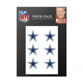 Dallas Cowboys Tattoo Face Cals