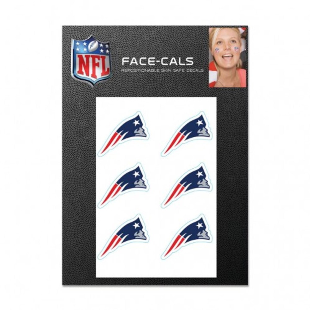 New England Patriots Tattoo Face Cals