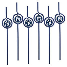 New York Yankees Team Sipper Straws Co