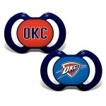 Oklahoma City Thunder Pacifier 2 Pack Special Order
