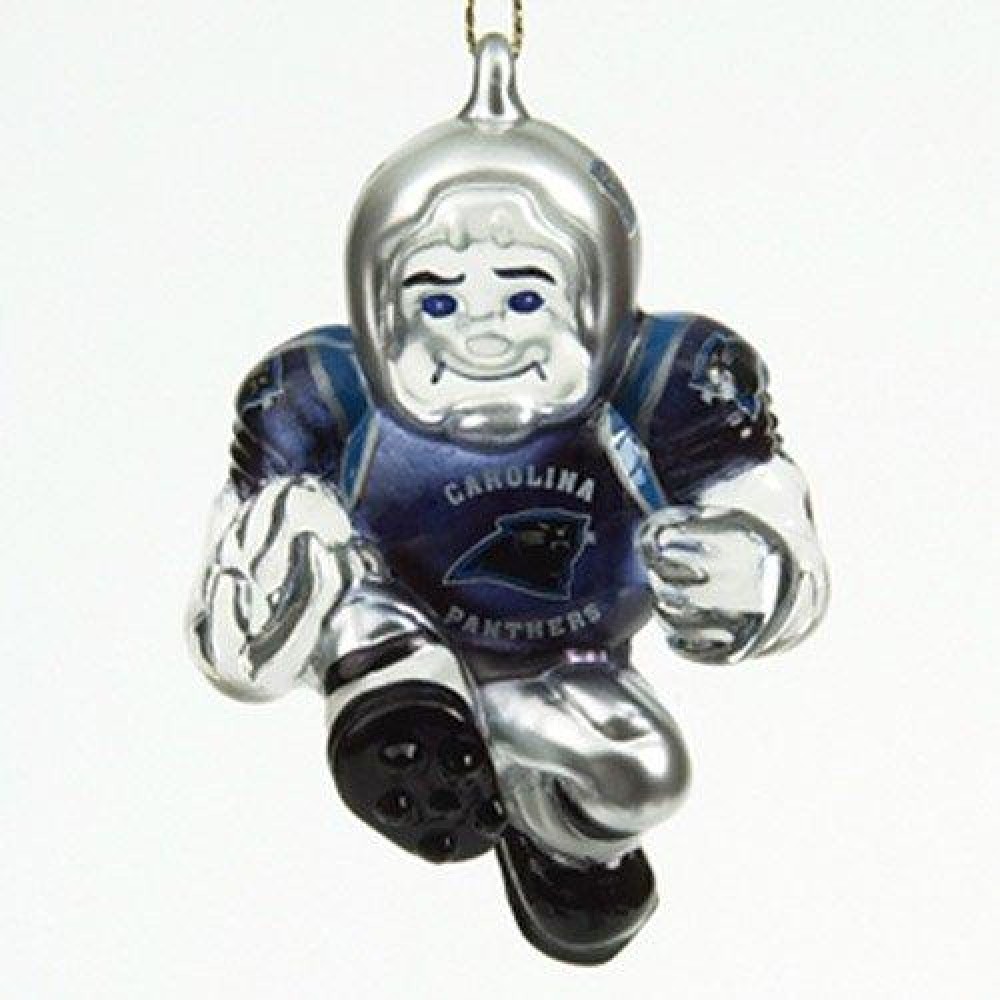 Carolina Panthers Ornament 3 Inch Crystal Halfback Co