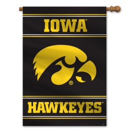 Iowa Hawkeyes Banner 28X40 House Flag Style 2 Sided Co