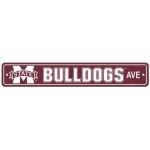 Mississippi State Bulldogs Sign 4X24 Plastic Street Style Co