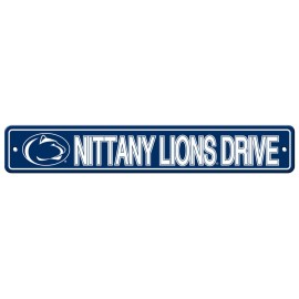 Penn State Nittany Lions Sign 4X24 Plastic Street Style Co