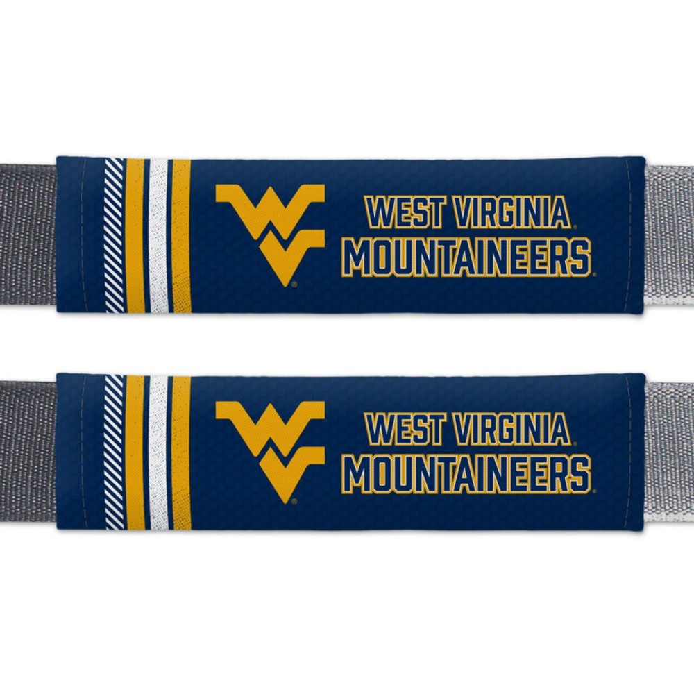 West Virginia Mountaineers Seat Belt Pads Rally Design Co