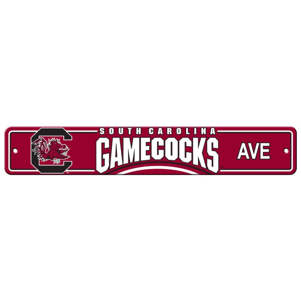 South Carolina Gamecocks Sign 4X24 Plastic Street Style Co