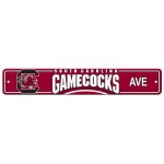 South Carolina Gamecocks Sign 4X24 Plastic Street Style Co