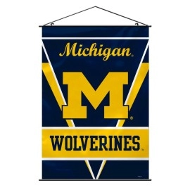 Michigan Wolverines Banner 28X40 Wall Style Co