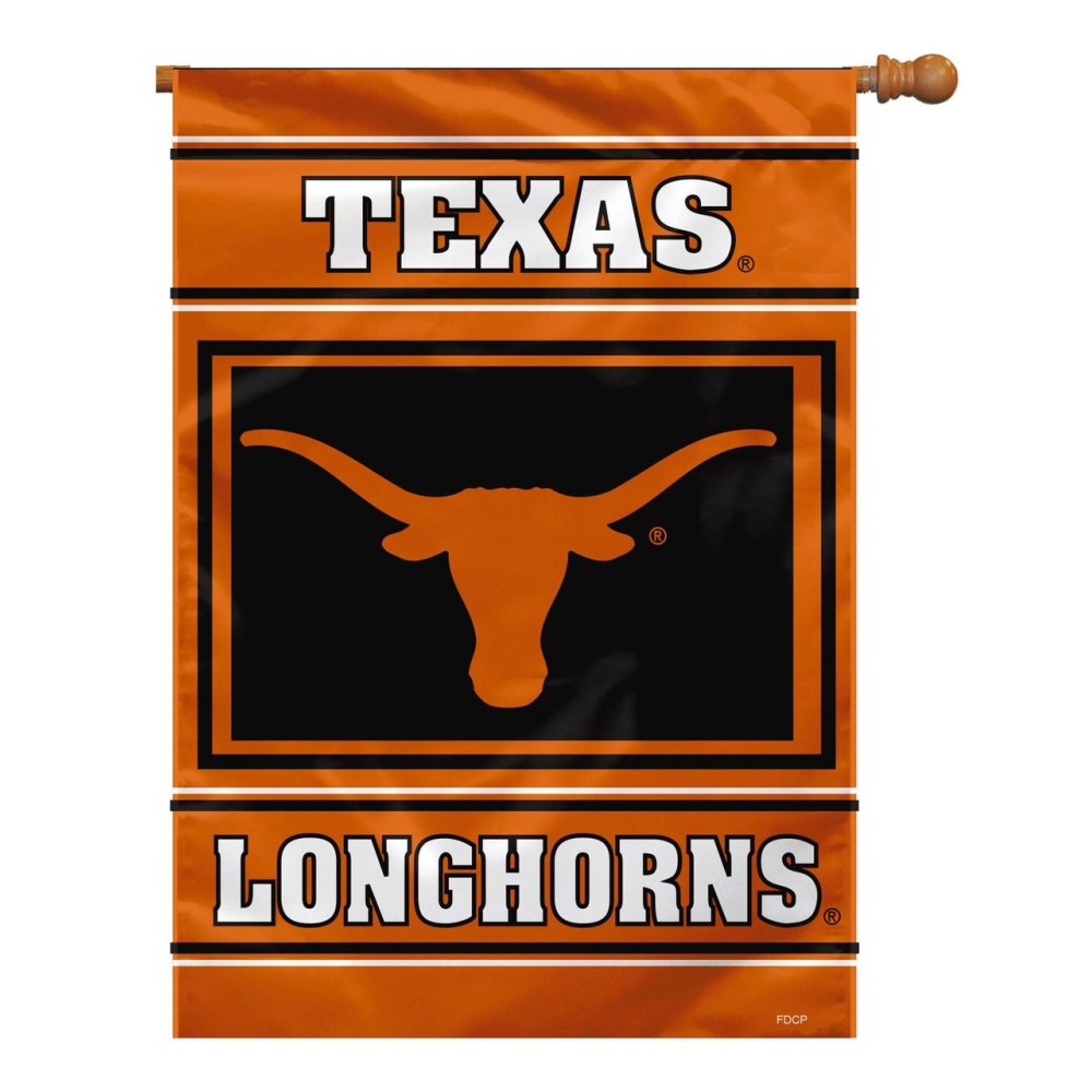 Texas Longhorns Banner 28X40 House Flag Style 2 Sided Co