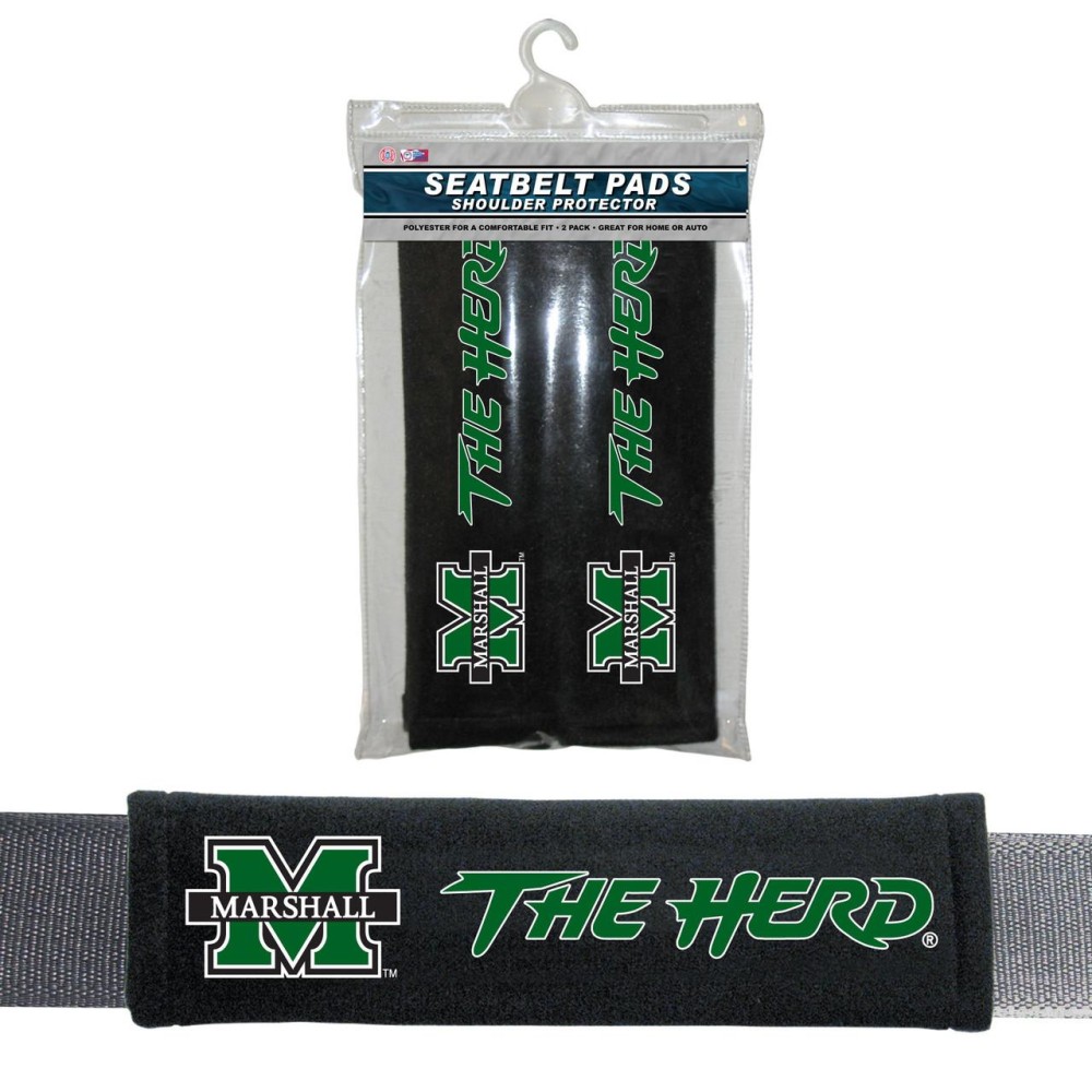 Marshall Thundering Herd Seat Belt Pads Co