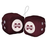 Mississippi State Bulldogs Fuzzy Dice Co